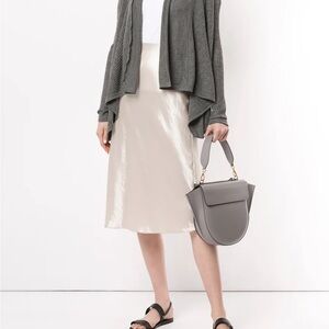 Elegant champagne Skirt Vince ( XS)